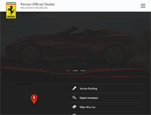 Tablet Screenshot of greenwich.ferraridealers.com